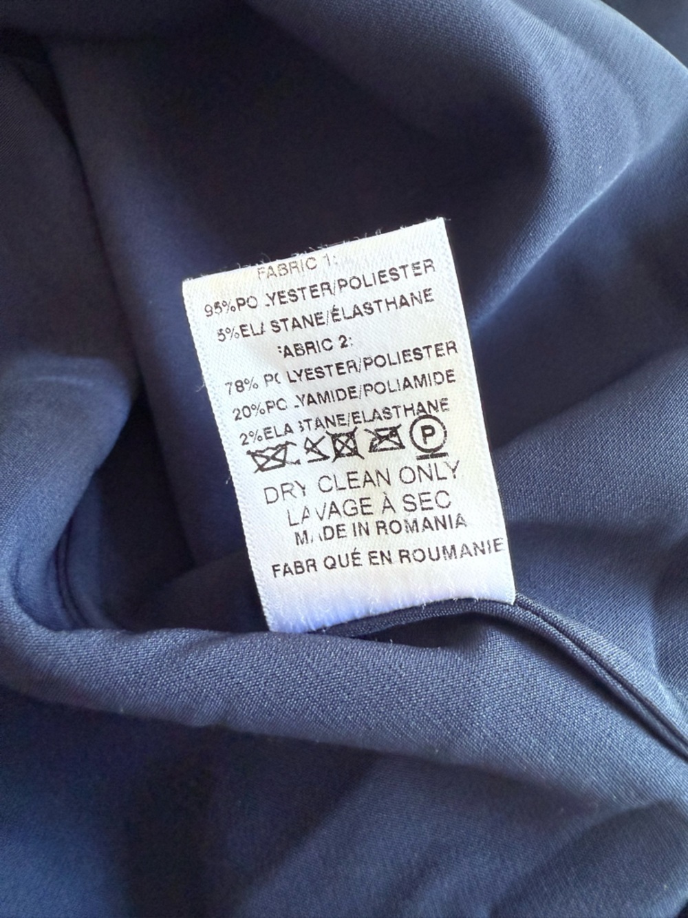 NWT Bernadette Adrian One Shoulder Navy Maxi Gown 36 Statement Bow Evening Dress - Picture 7 of 10